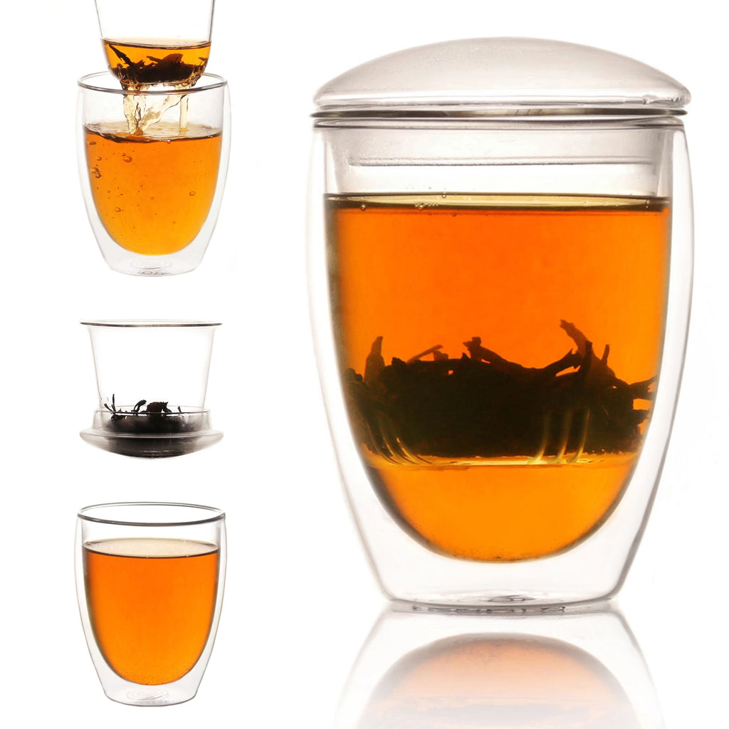 350ml Glass Infuser For Loose Tea | Teapot For One