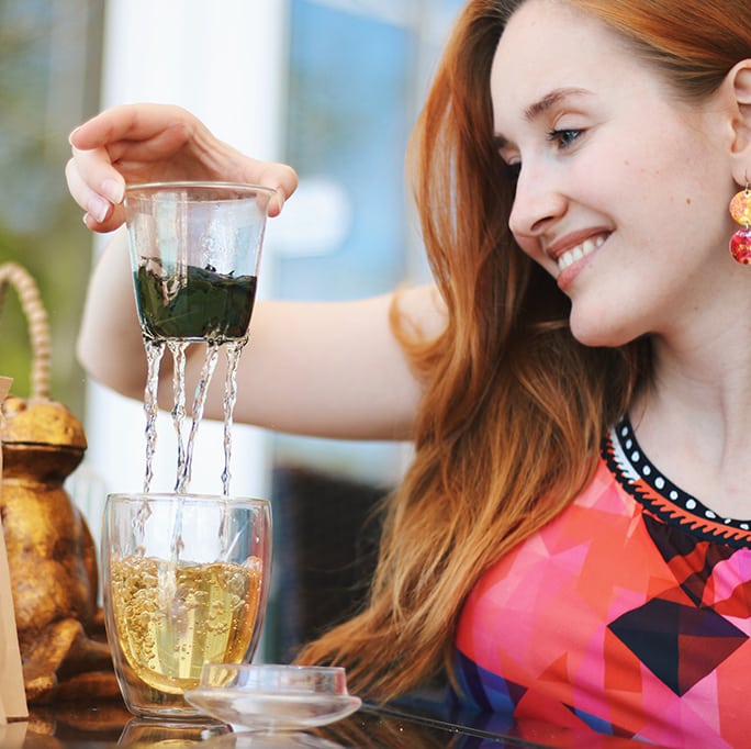 350ml Glass Infuser For Loose Tea | Teapot For One